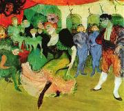  Henri  Toulouse-Lautrec Dance to the Moulin Rouge oil